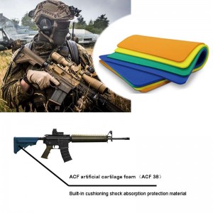 Sotilaalliset taktiset kiväärit Aseet Liukuvärinen Buttstock Recoil Pad -puskurimateriaalit （ACF）